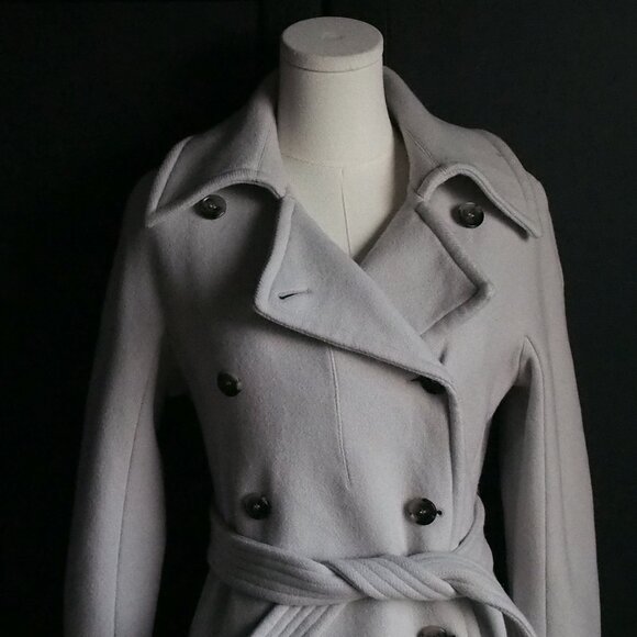 Reiss | Wool Blend Winter Trench Coat - Picture 3 of 9